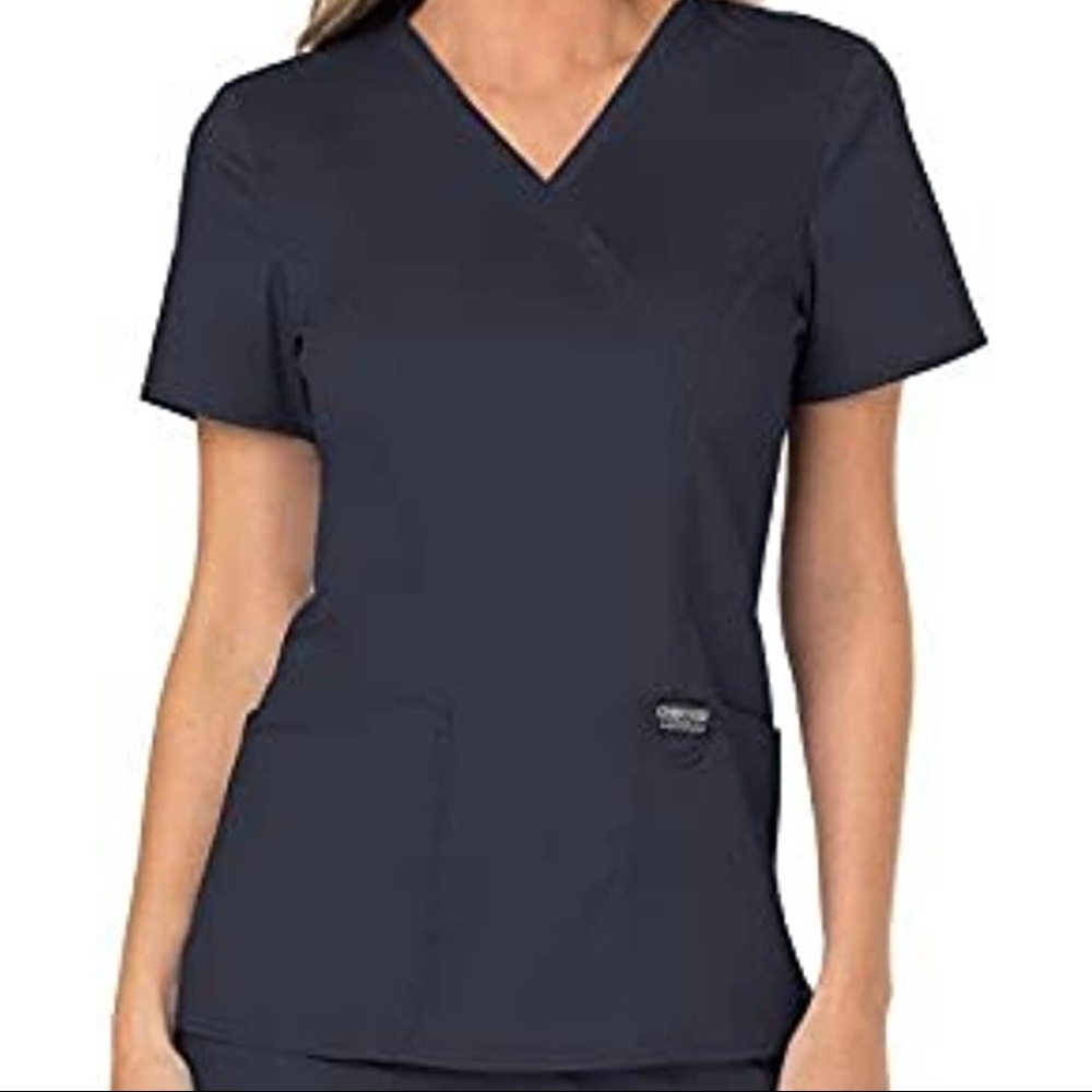 Womens Cherokee Gray Scrubs set top & bottom